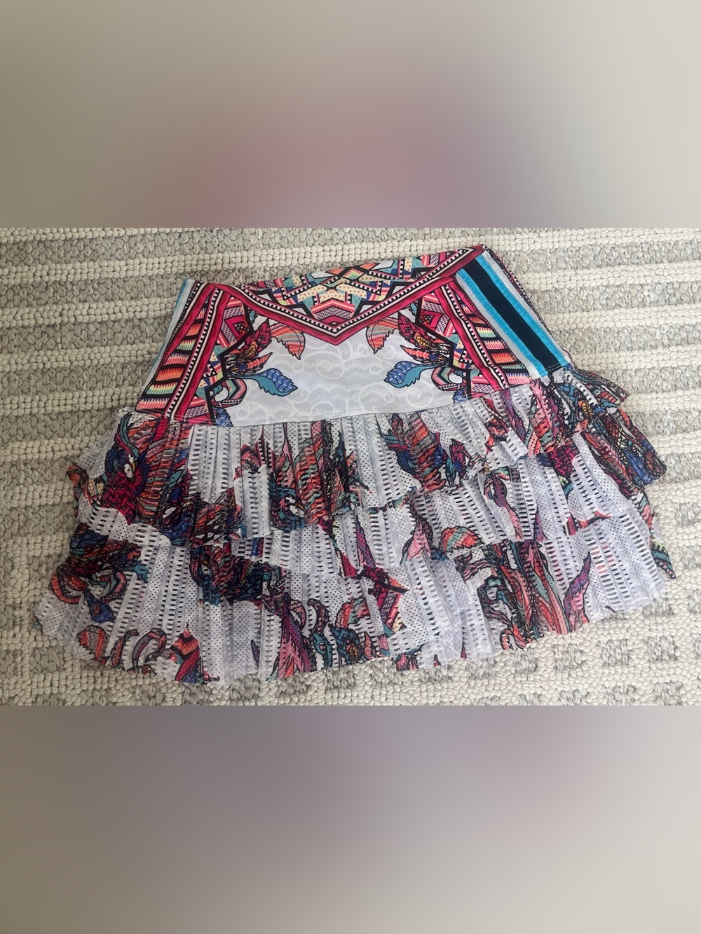 Bethanie Mattek Sands Lucky in Love Tennis pickleball Skirt Skort Size small